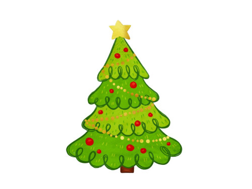 Paper napkins Christmas Tree - 23 x 30,8 cm, 10 pcs.