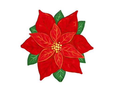 Paper napkins Poinsettia - 25 x 25 cm, 10 pcs.