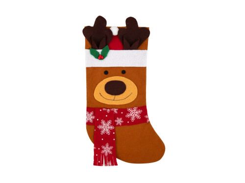 Christmas Reindeer sock - 26 x 44 cm