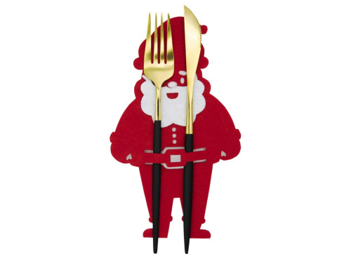 Felt cutlery placemats Sana Claus - 12 x 20 cm, 6 pcs.