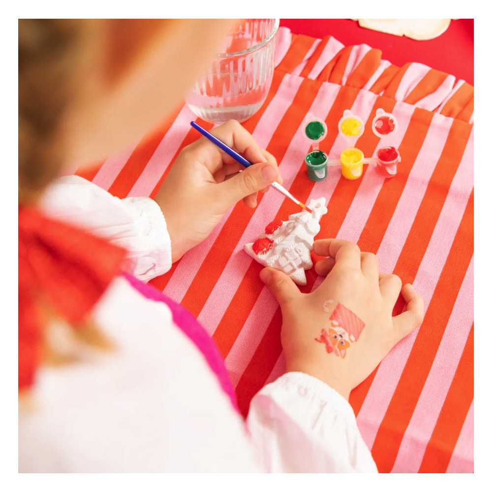 Bombka gipsowa do malowania Choinka - 6,5 x 5,5 cm