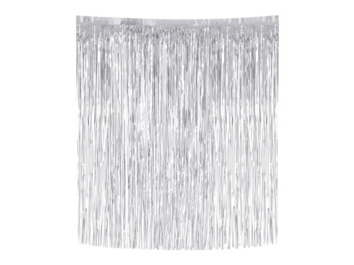 Włosy anielskie na choinkę - srebrne, 33 x 50 cm