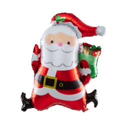Foil balloon Santa Claus with gifts - 64 x 80 cm