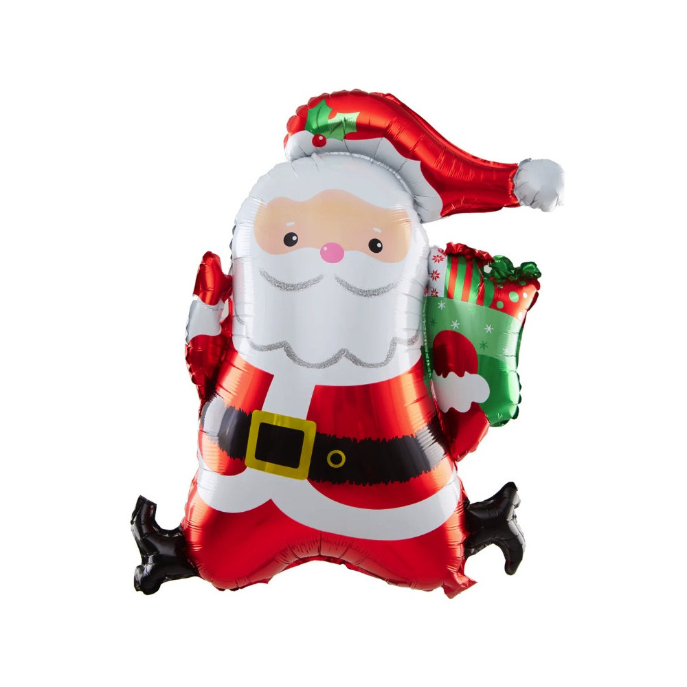 Foil balloon Santa Claus with gifts - 64 x 80 cm
