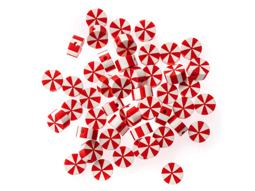 Polymer beads Candies - DpCraft - 1 cm, 48 pcs.