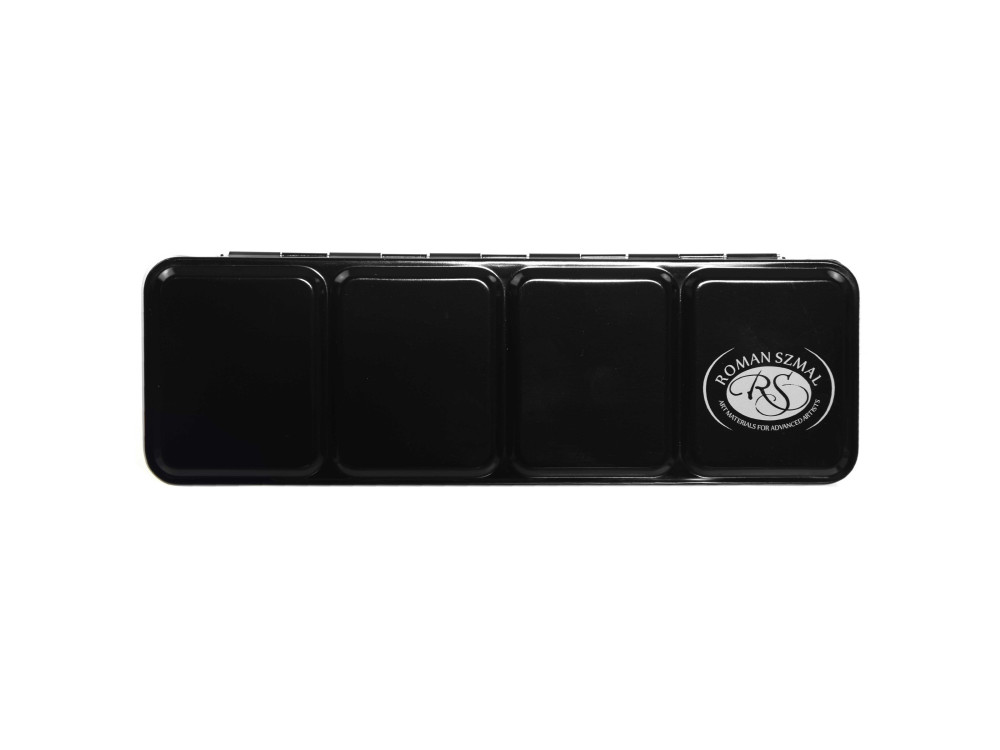 Kasetka metalowa na akwarele w kostkach - Roman Szmal - 12 szt.