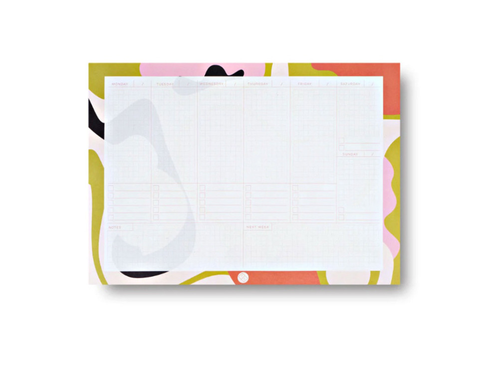 Desk organiser weekly pad Juno - The Completist. - A4