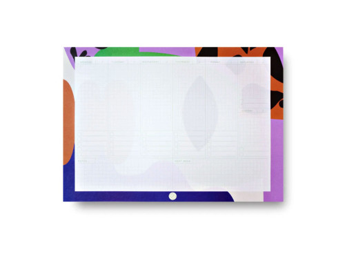 Planer biurkowy, biuwar tygodniowy Palm Springs - The Completist. - A4