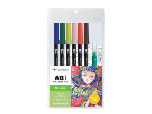 Zestaw pisaków Limited Edition Manga Wind - Tombow - 10 szt.
