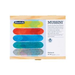 Set of Mussini resin-oil paints - Schmincke - 5 colors x 15 ml