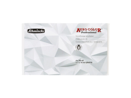Zestaw farb akrylowych do aerografu Aero Color - Schmincke - 5 szt.