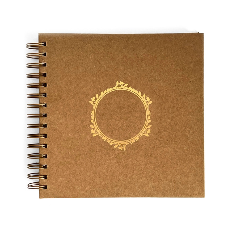 Scrapbook for decorating - DpCraft - kraft, 20,5 x 20,5 cm