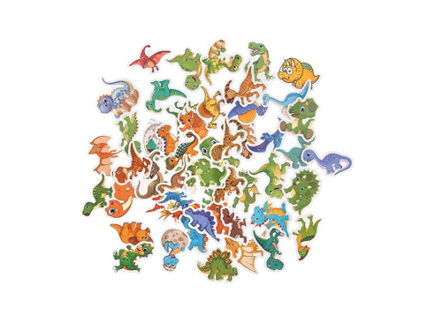 Naklejki winylowe Dinozaury - DpCraft - 50 szt.