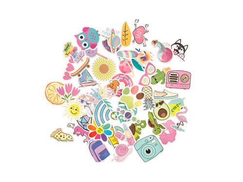 Vinyl stickers Summer - DpCraft - 50 pcs.