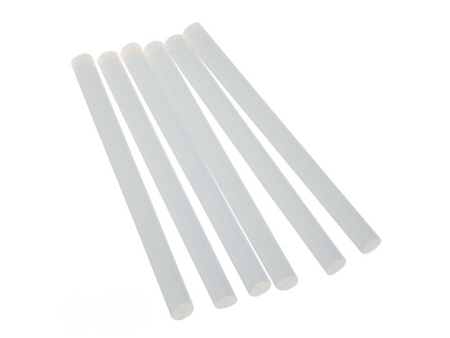 Glue gun sticks - DpCraft - transparent, 11 mm x 20 cm, 6 pcs.