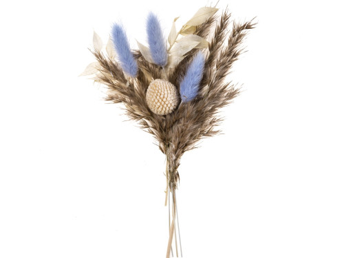 Mini bouquet of dried flowers Savannah Blue - DpCraft - 20 cm