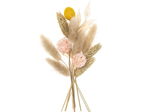 Mini bouquet of dried flowers Beige Touch - DpCraft - 20 cm