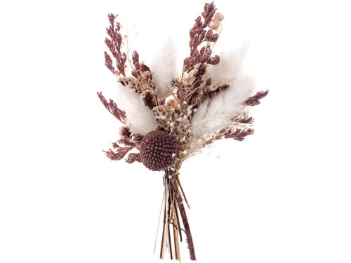 Mini bouquet of dried flowers Miss Mauve - DpCraft - 20 cm