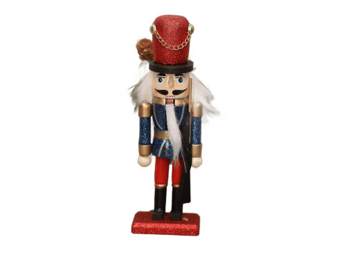 Christmas decoration Nutcracker - red, 16 cm