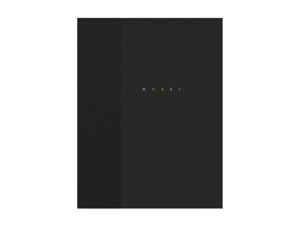 Classic calendar MMXXV - Papierniczeni - Black, hard cover