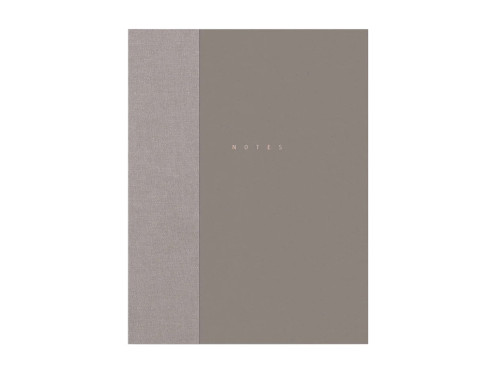 Classic notebook - Papierniczeni - earth, dotted, 80 sheets