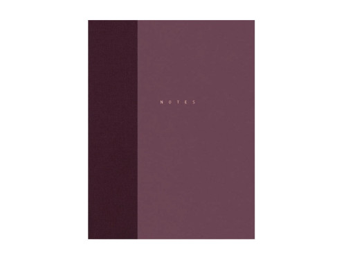 Classic notebook - Papierniczeni - Dark Pink, dotted, 80 sheets