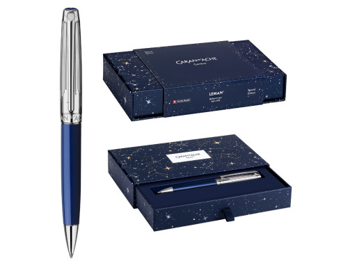 Długopis Leman Special Edition Cosmic Blue w etui - Caran d'Ache