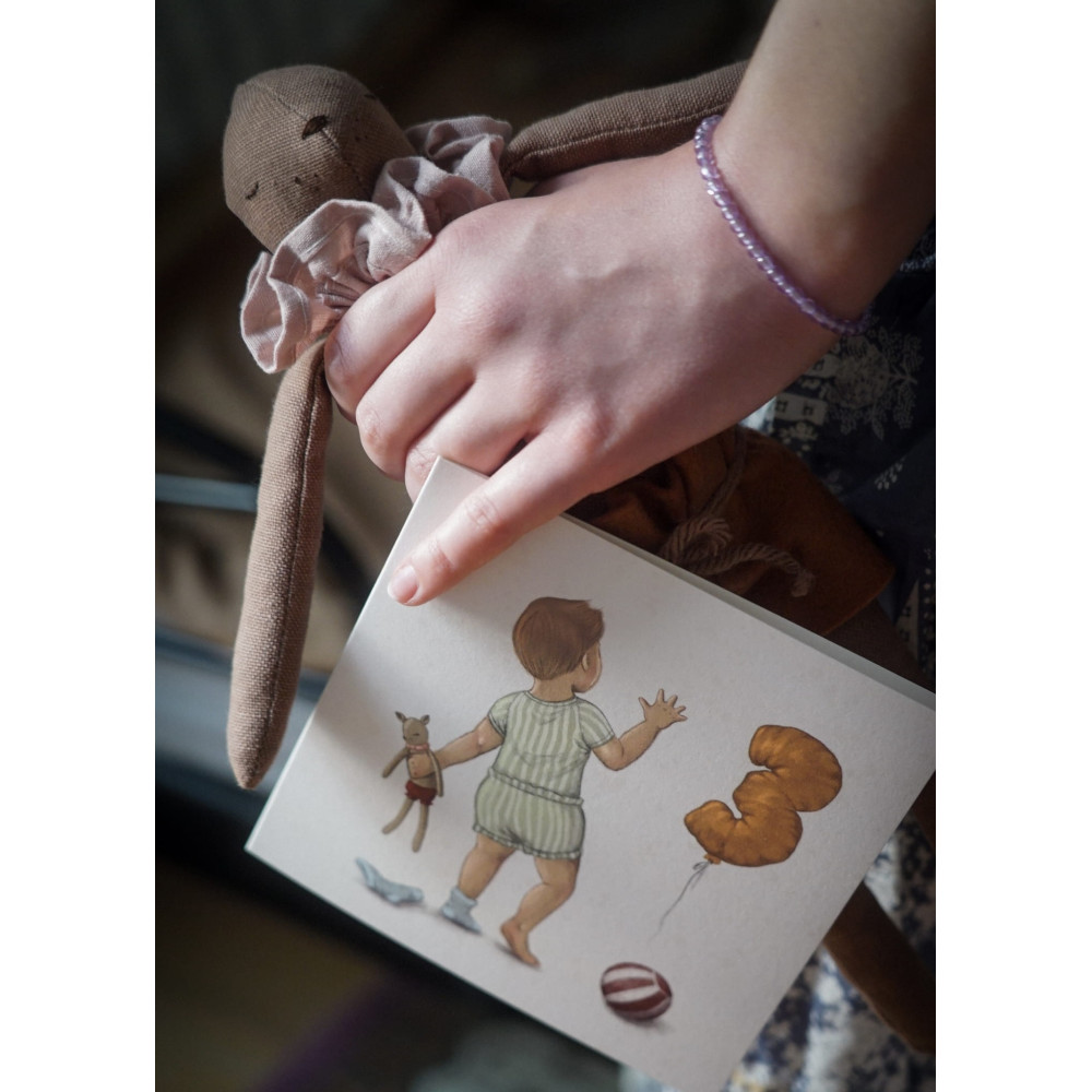 Kartka okolicznościowa - Hi Little - Trzecie urodziny