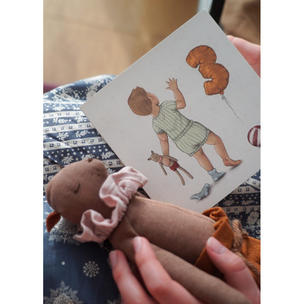 Kartka okolicznościowa - Hi Little - Trzecie urodziny