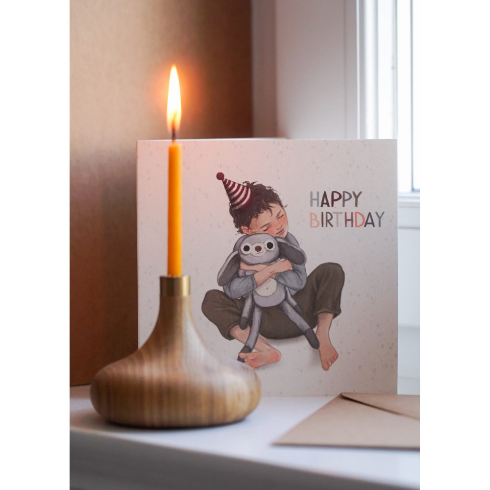 Kartka okolicznościowa - Hi Little - Happy Birthday Boy