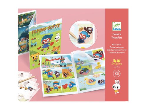 Transfer set for kids - Djeco - Fairies - Flying Sofye