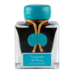 1670 Ink bottle - J.Herbin - Turquoise, 50 ml