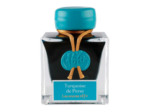 Atrament 1670 w butelce - J.Herbin - Turquoise, 50 ml