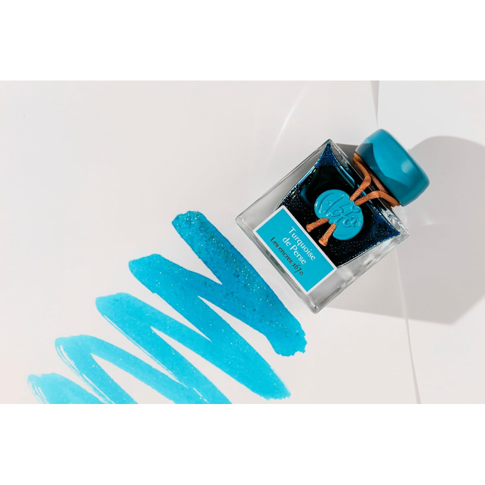 1670 Ink bottle - J.Herbin - Turquoise, 50 ml