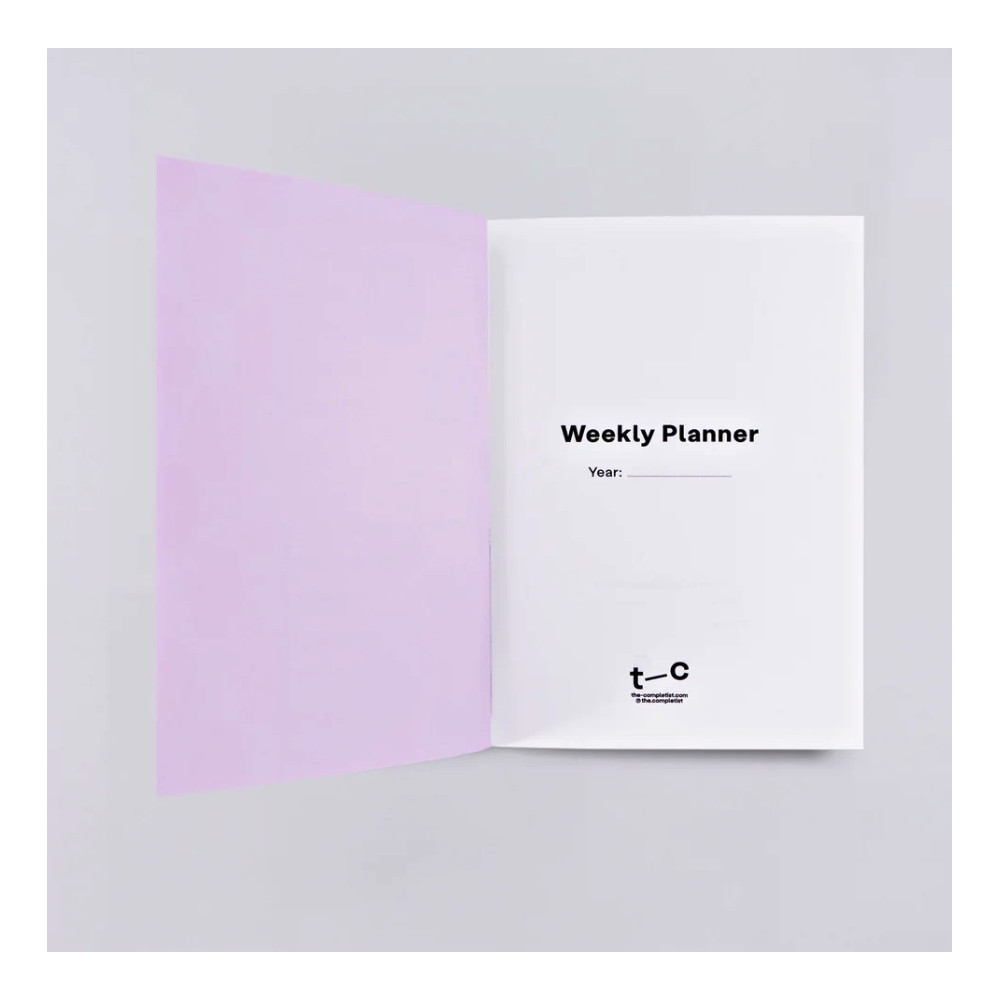 Undated weekly planner Moab A6 - The Completist. - 90 g/m2