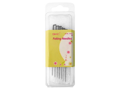 Set of felting needles - SKC - 7,5 cm, no. 40, 7 pcs.