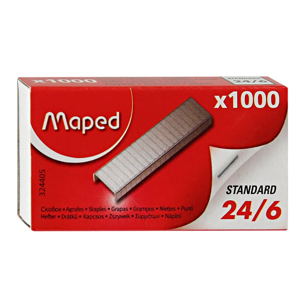 Staplers 24/6 - Maped - 1000 pcs.