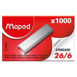 Zszywki metalowe 26/6 - Maped - 1000 szt.