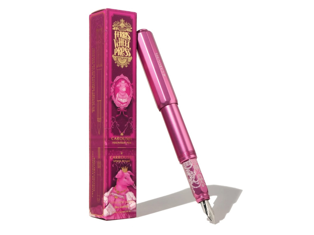 2024 Limited Edition Aluminium Carousel Fountain Pen - Ferris Wheel Press - Little Miss Jubile, M