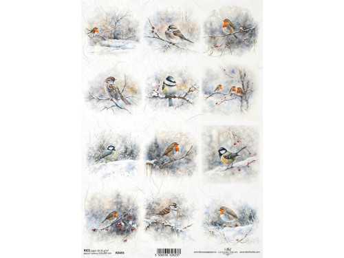 Decoupage paper A4 - ITD Collection - rice, R2491