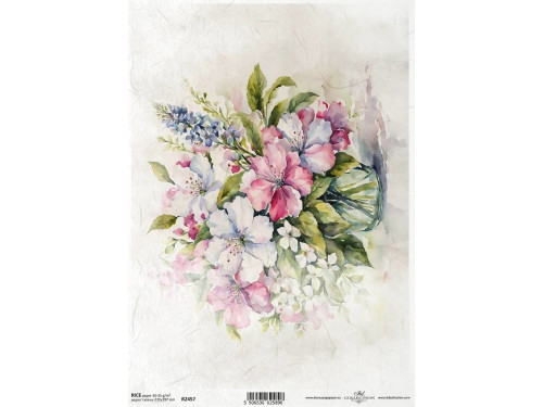 Papier do decoupage A4 - ITD Collection - ryżowy, R2457