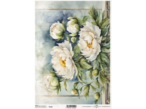 Papier do decoupage A4 - ITD Collection - ryżowy, R2460