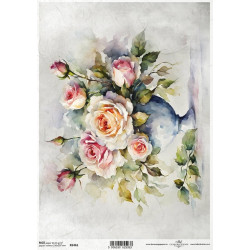 Decoupage paper A4 - ITD Collection - rice, R2461