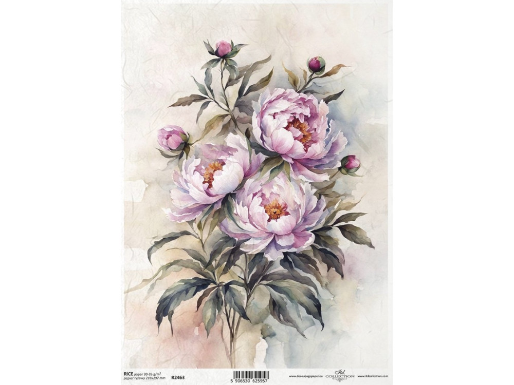 Papier do decoupage A4 - ITD Collection - ryżowy, R2463