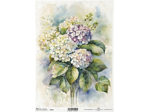 Papier do decoupage A4 - ITD Collection - ryżowy, R2467