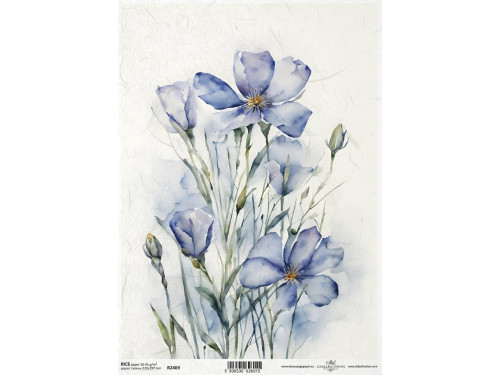 Papier do decoupage A4 - ITD Collection - ryżowy, R2469