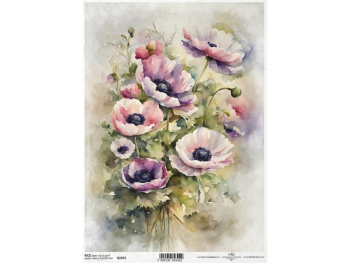 Decoupage paper A4 - ITD Collection - rice, R2470