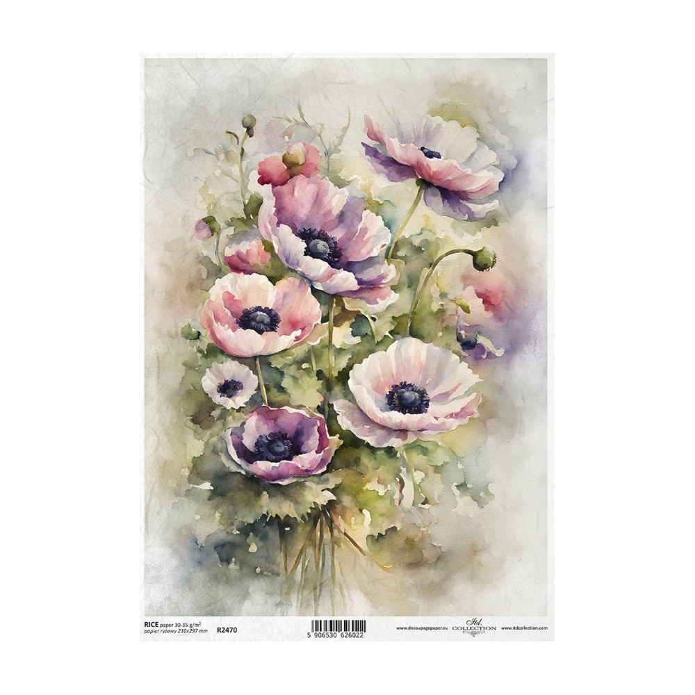 Decoupage paper A4 - ITD Collection - rice, R2470