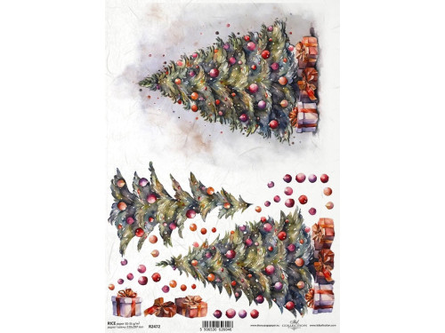 Papier do decoupage A4 - ITD Collection - ryżowy, R2472