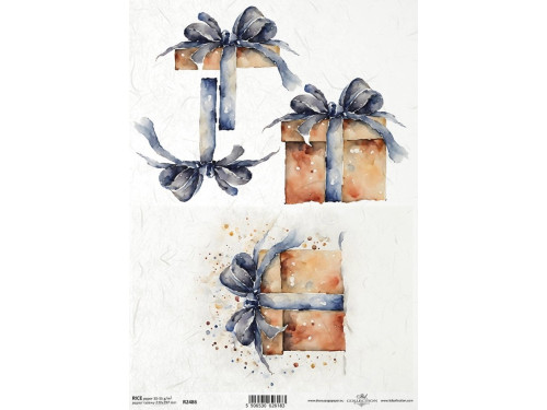 Papier do decoupage A4 - ITD Collection - ryżowy, R2486